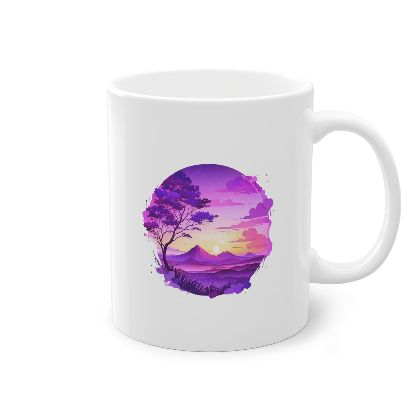 Purple Sun Standard Mug, 11oz