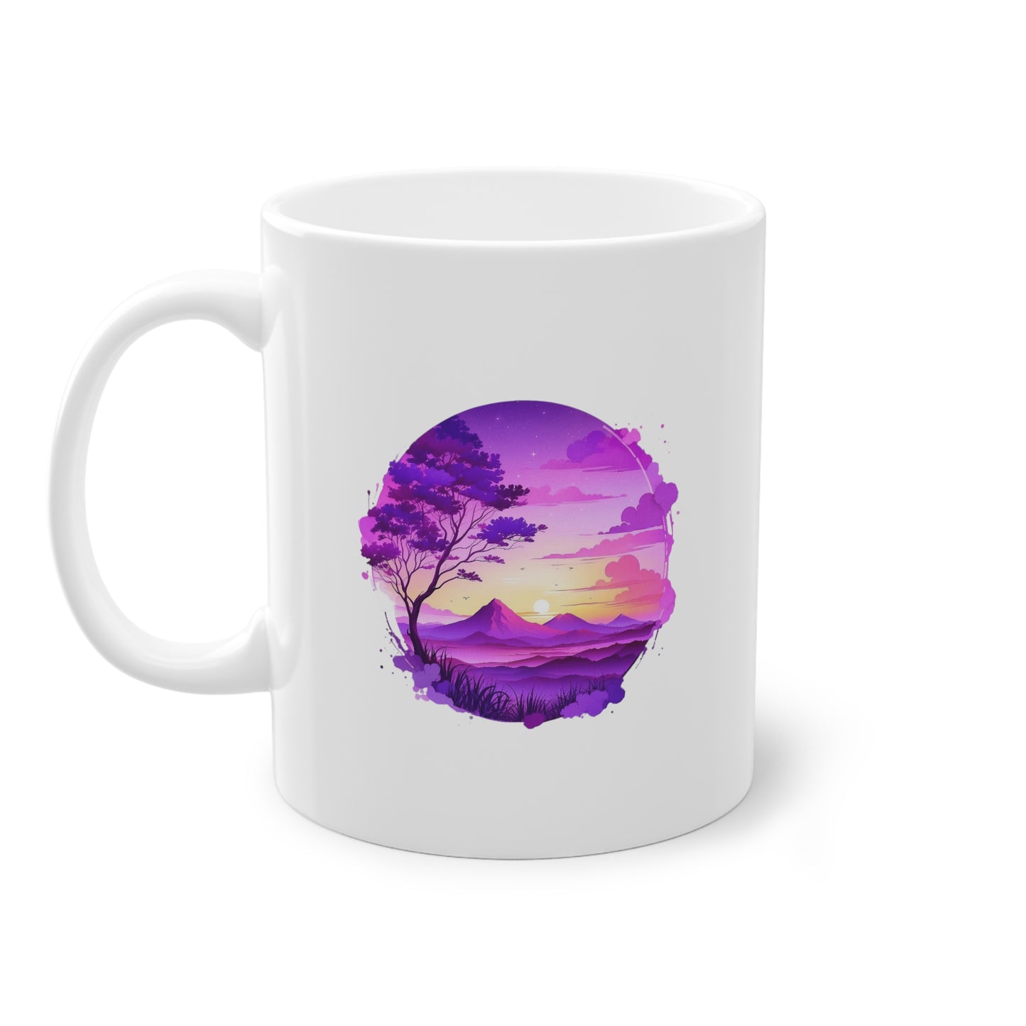 Purple Sun Standard Mug, 11oz